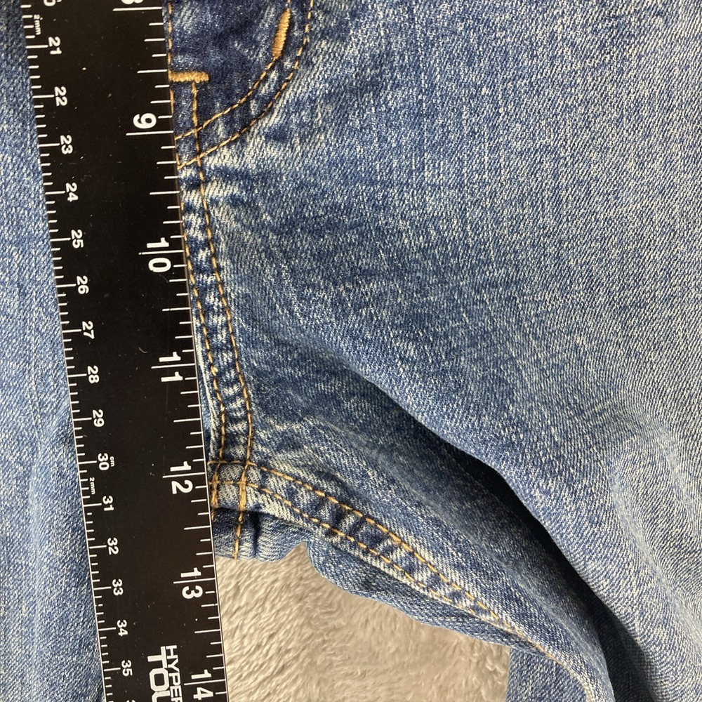 Arizona Jeans Mens 36x36 Flex Relaxed Straight Sits Below Waist Blue Denim - Picture 12 of 16